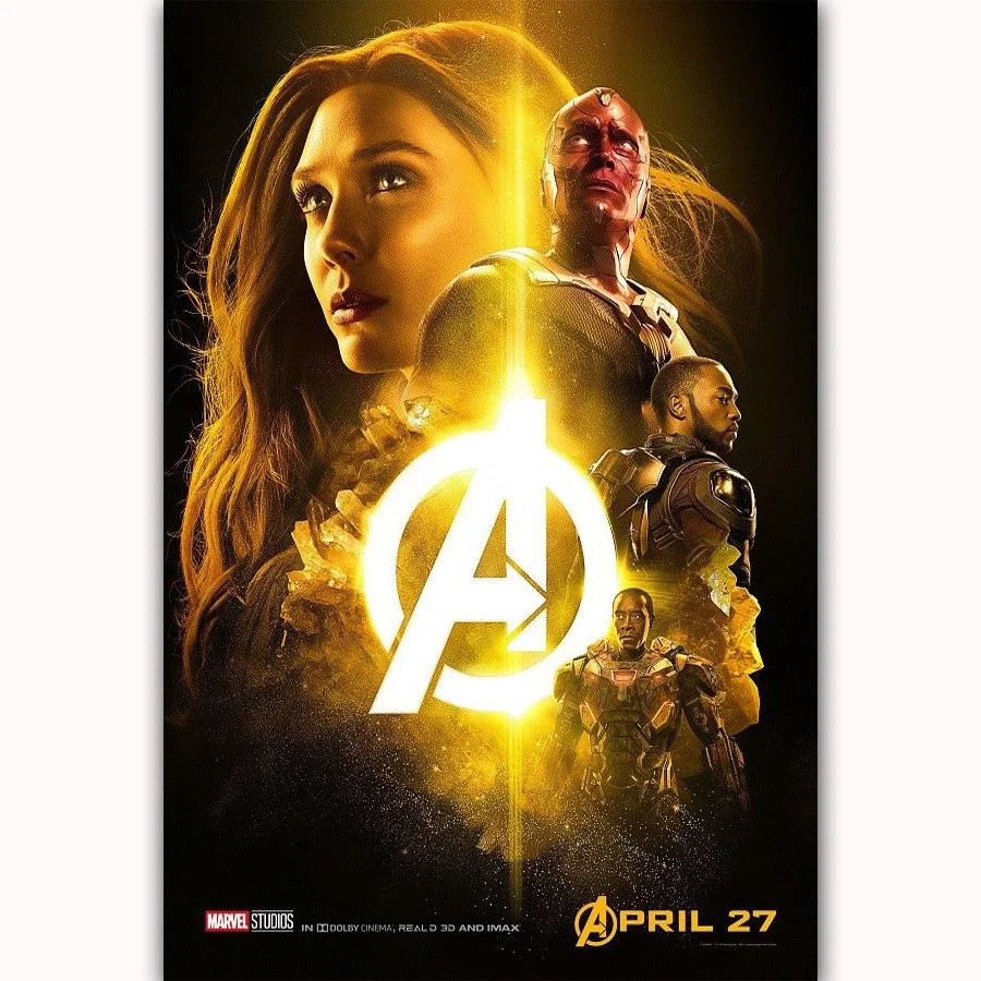 MQ3526 Avengers Infinity War 2018 Film Movie Character Wanda Maximoff