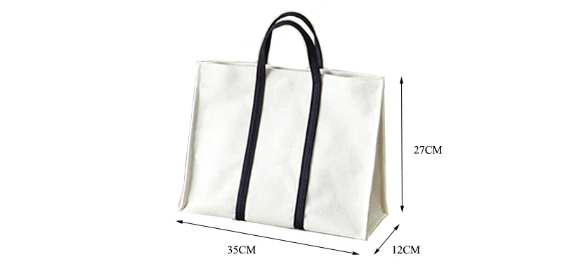 MJ Brand Design Canvas Bag Female Casual Tote Bags Large Capacity Women Handbag Versatile Canvas Shopping Bag Ladies Beach Bag (22)