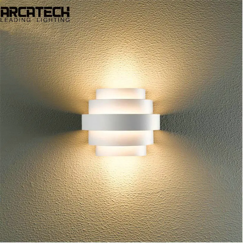 

Modern Outdoor Waterproof Wall Lamp Minimalist LED outdoor Garden Light Hotel Aisle Staircase Bedroom Bedside Lamp AT-86