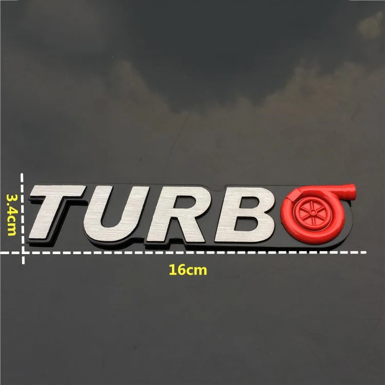 Эмблема Turbo, логотип, буквы, бар, хром, металл, цинк, автомобильный Стайлинг, переоборудование, крыло, багажник, 3D наклейка для Cruze Geely, BMW, Benz, Audi, VW