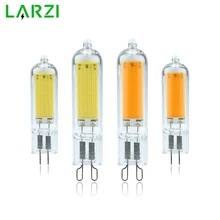 G4 G9 светодиодный светильник с регулируемой яркостью 6 Вт 9 Вт COB светодиодный светильник из стекла заменяет галогенную лампу 40 Вт 60 Вт для подвесного светильника