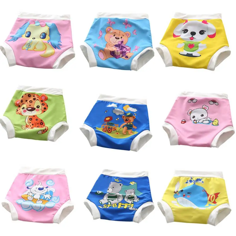 

Leakproof Cloth Diaper For Baby Swim Diaper Baby Girl&boy Swimwear Pants Washable Swimming Board Shorts Cartoon Baby Swimsuit