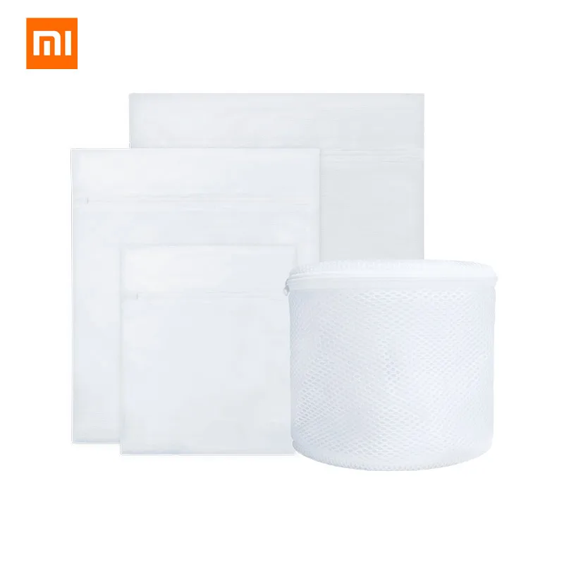 

Mijia Mijoy Zippered Mesh Laundry Wash Bags For Home Delicates Lingerie Socks Underwear Bra Washing Machine Clothes Laundry Bag