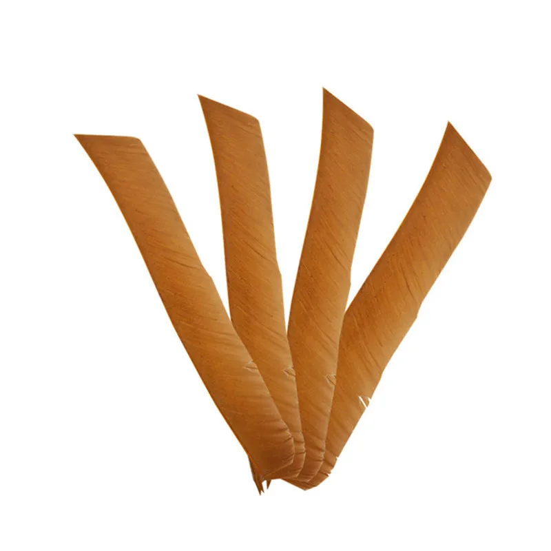 30pcs Turkey Arrow Feathers Full Length Irregular Feather Archery DIY Handmade Natural Fletching Left Wing Shooting Accessories - Цвет: color 6