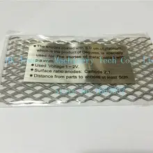 Титановая сетка для машины для нанесения покрытия Платина титановая сетка позолоченная титановая сетка для выпрямителя машины