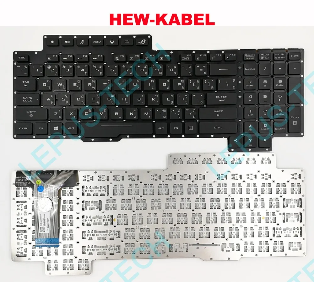 Keyboard for ASUS ROG G703 G703VI G703GI G703GS Thai TI TA US keyboard with backlight Keyboard
