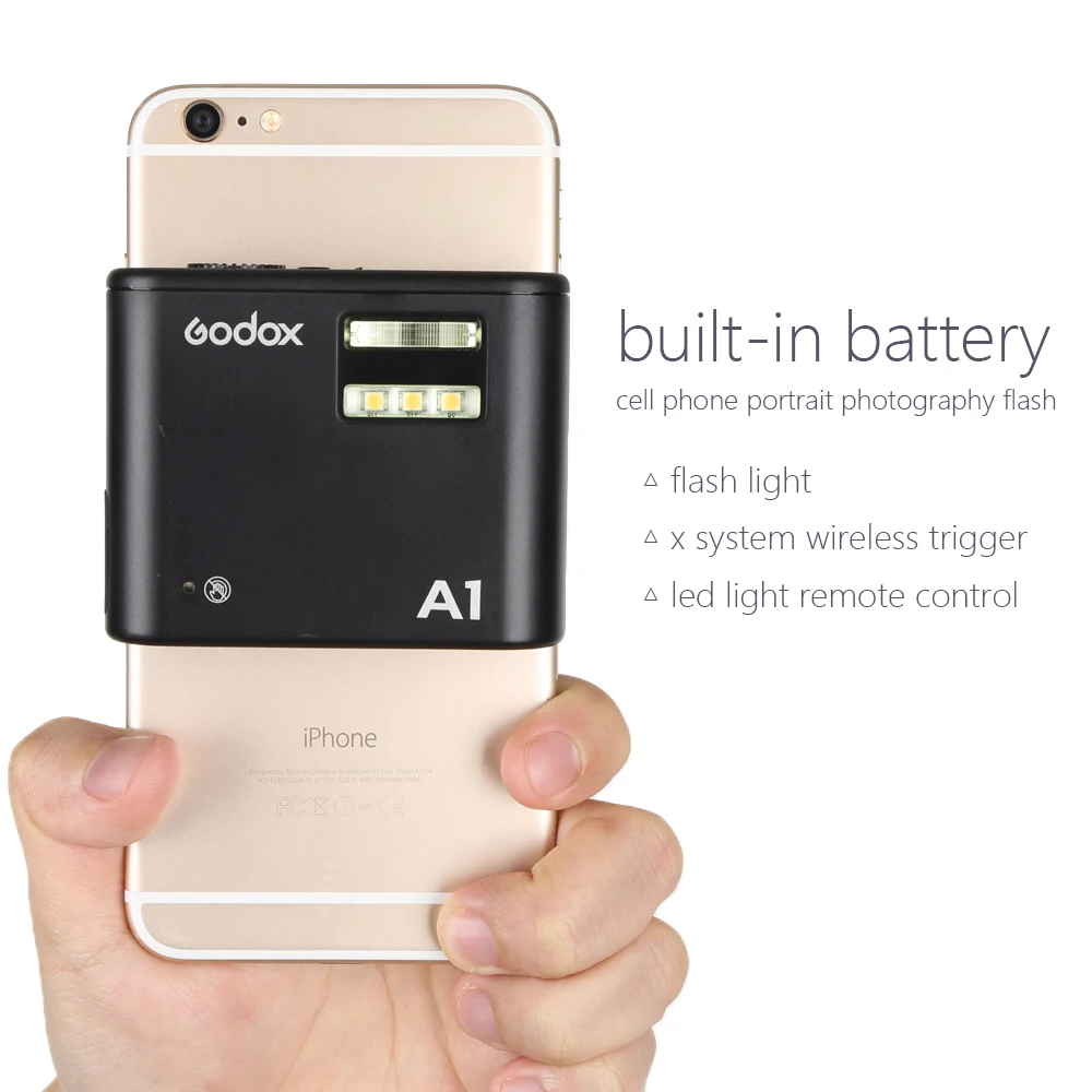 Godox-A1-Smartphone-Flash-System-2-4G-Wireless-Flash-Flash-Trigger-Constant-Led-Light-with-Battery (1)