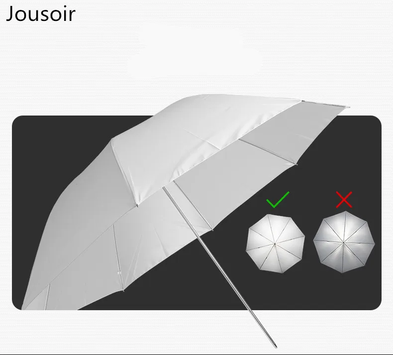 Высокое качество 34 дюймов мягкий свет зонтик вспышки оборудование для фотографии плюс Жесткий каркас зонта