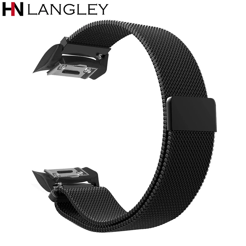 Для samsung Шестерни S2 Смотреть Band специальный адаптер Milanese Loop Регулируемая Нержавеющая сталь полосы ремешок для Шестерни S2 SM-R720/SM-R730
