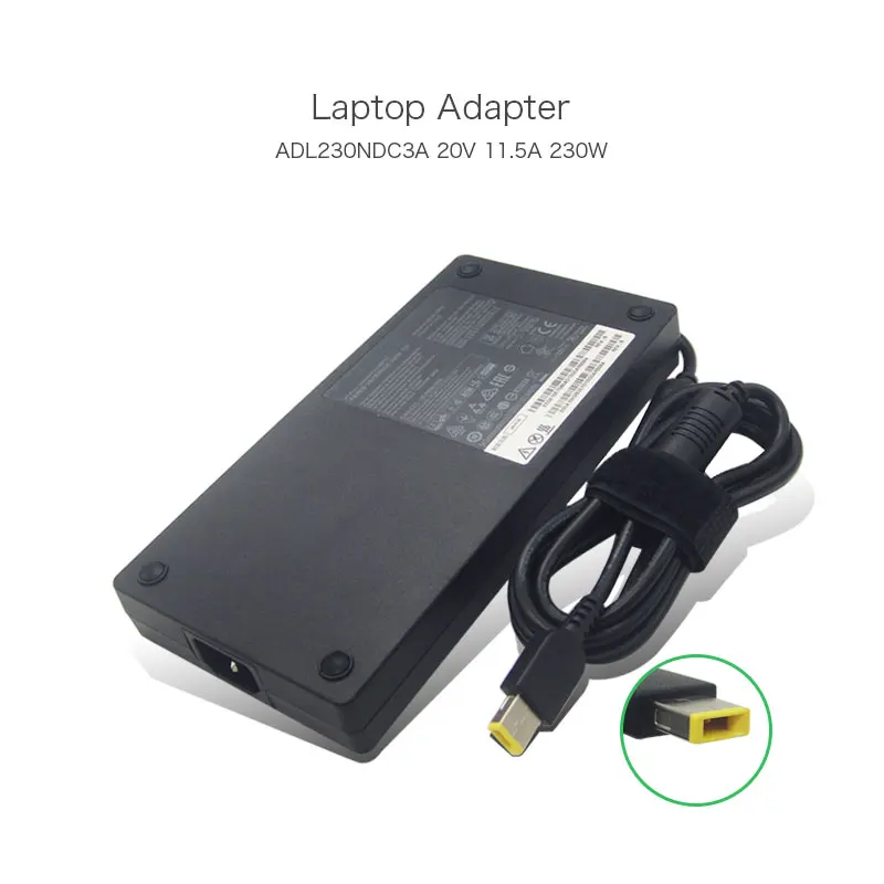100% оригинал 20 V 11.5A USB ноутбук адаптер переменного тока ADL230NDC3A Питание для lenovo THINKPAD P70 Мобильная рабочая станция THINKPAD P50