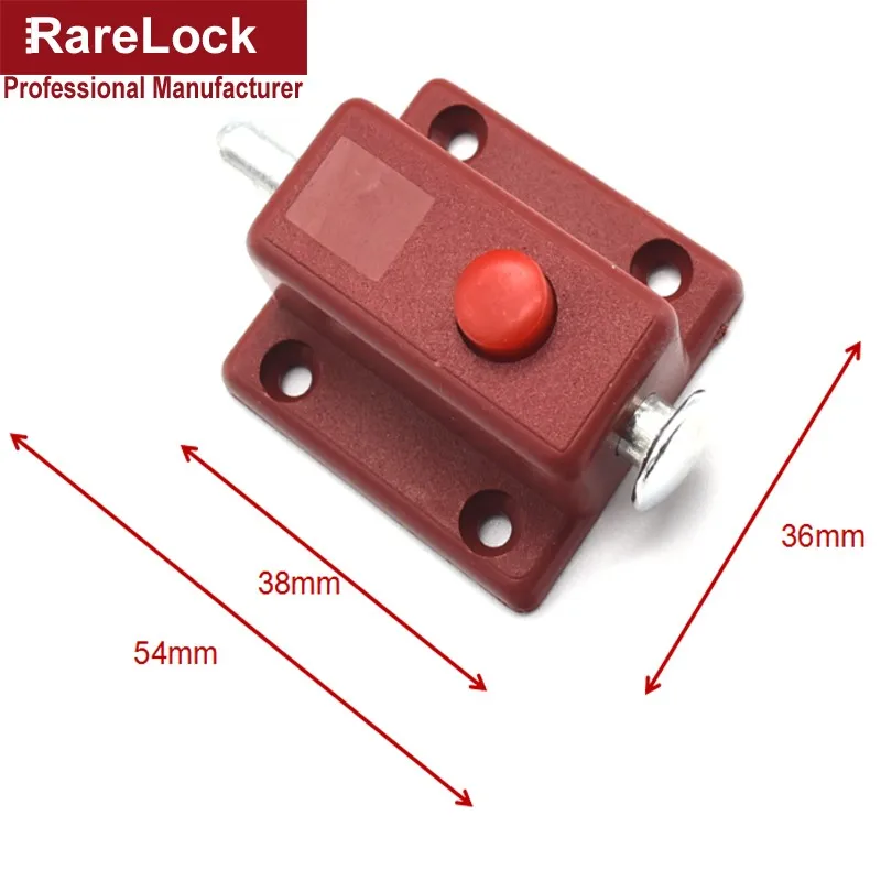 Rarelock рождественские принадлежности 2 шт защелка замок для двери окна шкафа коробки замки на шкаф дома болт DIY мебельная фурнитура g