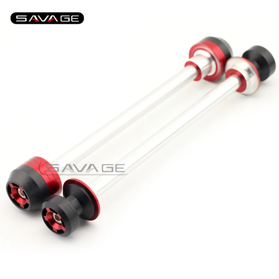

For DUCATI Hypermotard 820 2013 2014 2015 Motorcycle Front & Rear CNC Wheel Axle Fork Crash Protector Slider Stand Screw