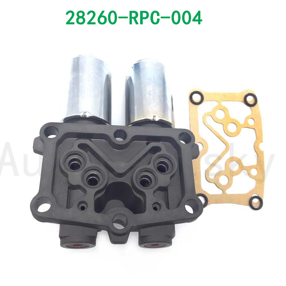 OEM 28260-RPC-004, 28260RPC004, A90428F, DFX37H передача Двойной линейный соленоид Подходит для Honda Civic 2006-2011