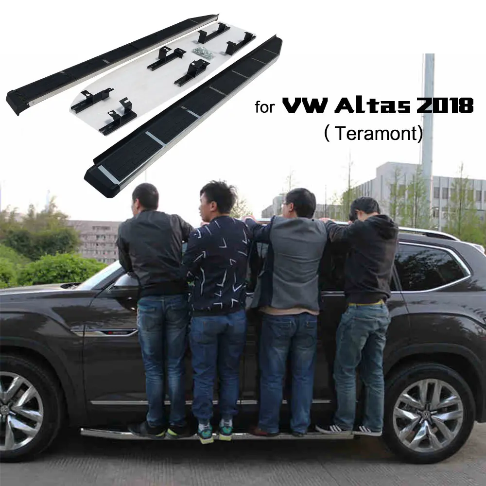Подходит для Фольксваген Altas Teramont 2017 2018 нержавеющая сталь ходовая доска боковая