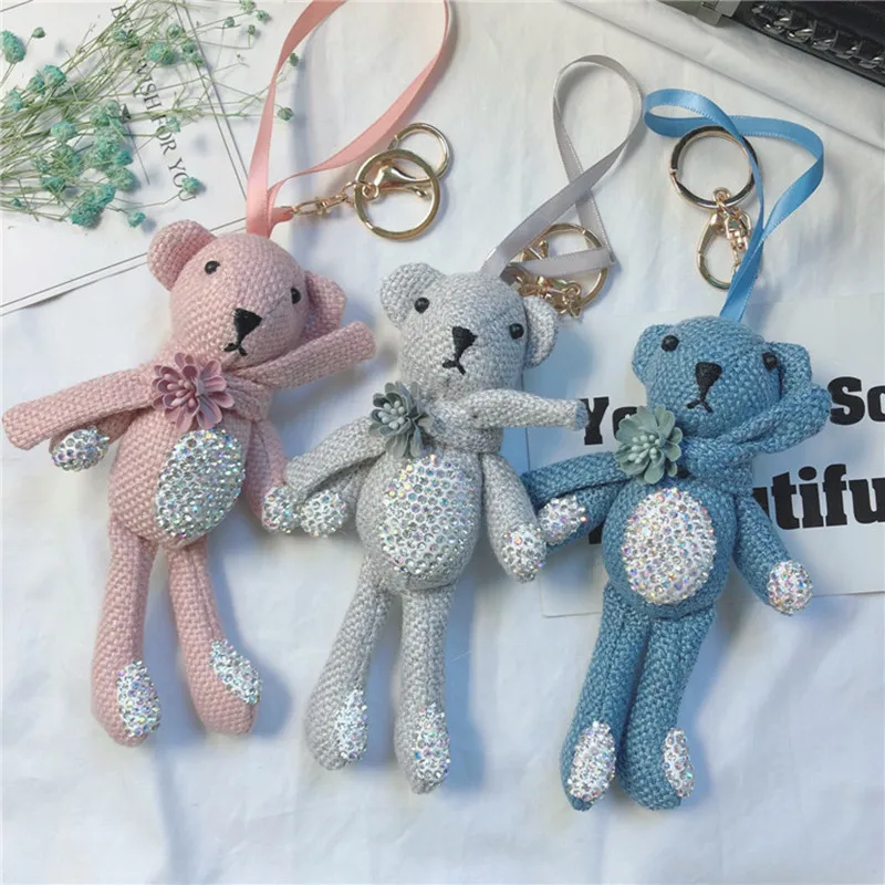 

Fashion Car Key Chains Key Chain Auto Key Rings Pineapple Gummy Bear Accessories Creative Gift For Lovers Keyfob Bag pendant