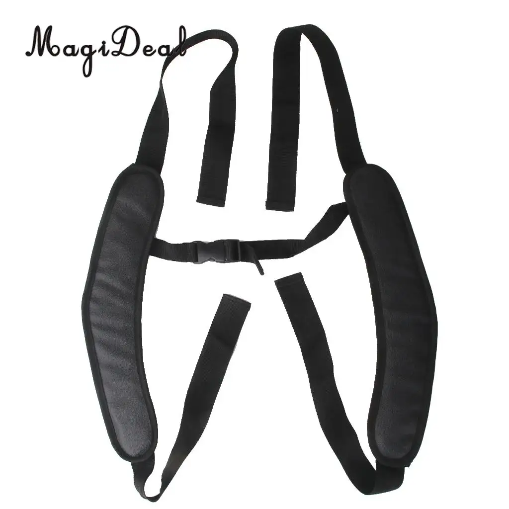 MagiDeal 1 Pair Outdoor DIY Waterproof PVC Shoulder Belt Strap Replacement for Backpack Rock Climbing Camping Hiking Tools