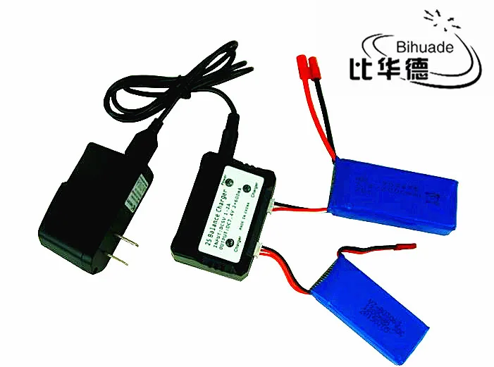 Bihuade RC Батарея Зарядное устройство USB 2 в 1 для 7.4 В (2 s) li Батарея баланс Зарядное устройство X8C x8hw x8g x600 X101 X6 V262 Quadcopter Дрон
