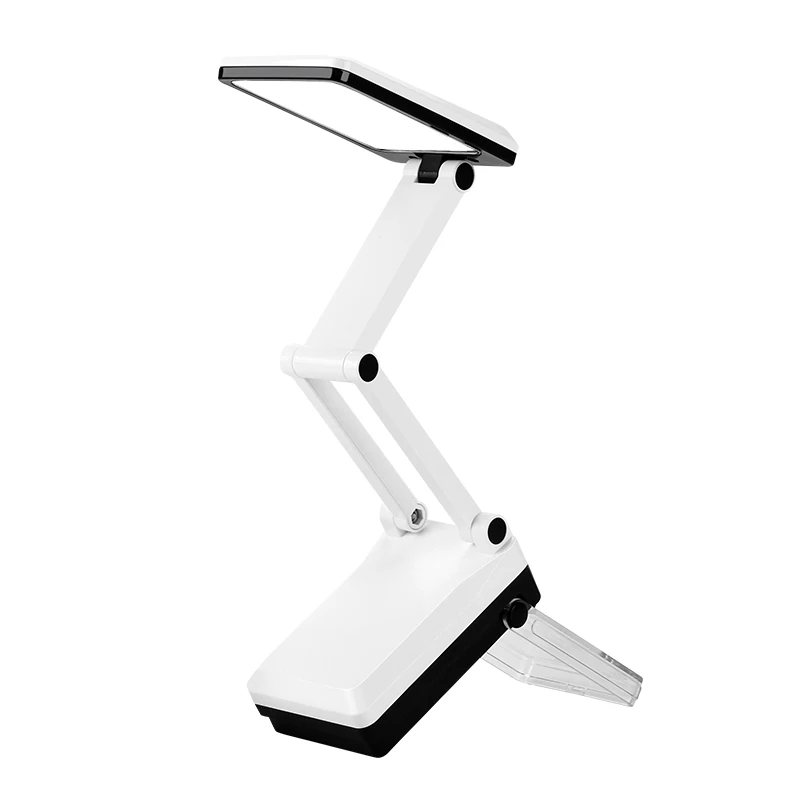 

led table lamp desk table light Foldable Built-in Rechargeable 600mAh Battery Mini Reading 16 LED Desk Lamp mini lampe YG-5908