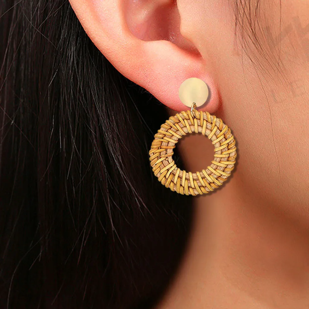 

Fashion statement earrings 2018 ball Geometric earrings For Women Hanging Earrings Drop Earing modern Jewelry#P40
