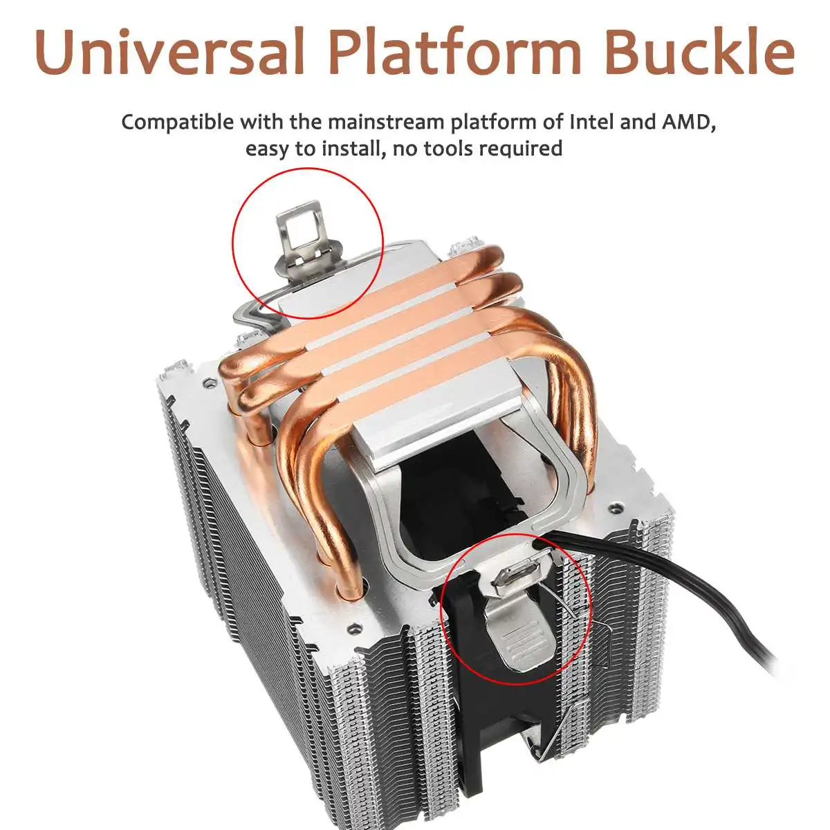 RGB светодиодный вентилятор-кулер для процессора 4pin 4 Heatpipe Dual Tower 12V кулер охлаждающий вентилятор радиатор для Intel LAG 1155 1156 775 для AMD Socket AM3