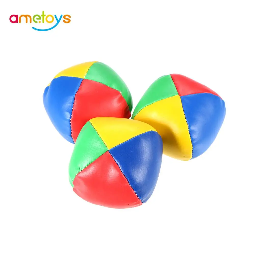 3Pcs Mini Juggling Ball Set Classic Bean Bag Pillow Balls Kids Soft Stress Relief Toy Gift Toy