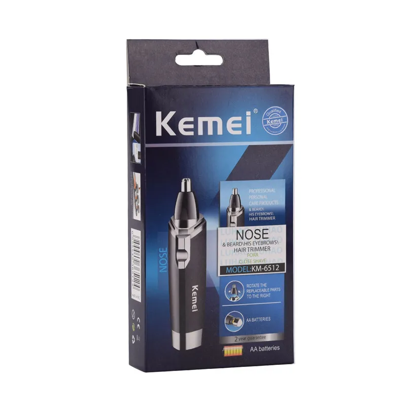 Beli Kemei Pemangkas Rambut Hidung Aman Perawatan Wajah Cukur untuk Hidung Telinga Trimer Hair Removal Mesin dengan Tahan Air Stainless Steel Blade 34
