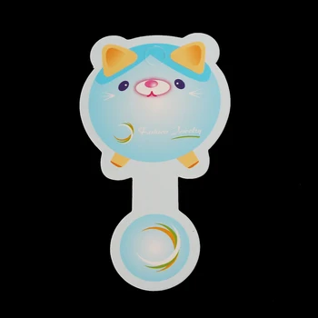 

8SEASONS Paper Jewelry Display Card Lollipop Blue Cat Pattern 7.9cm x 4.3cm,1 Bundle (Approx 200 Sheets)