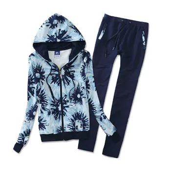 

2016 New Style Women Zipper hoodies Suits Tracksuits Hoodies Fashion women Coats Jacket+Pants Two-piece Suit hoodies