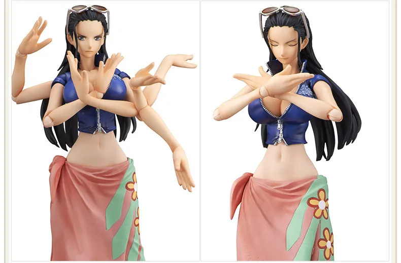 Аниме One Piece 18 см BJD Nico Robin Joints подвижная ПВХ фигурка Коллекционная модель