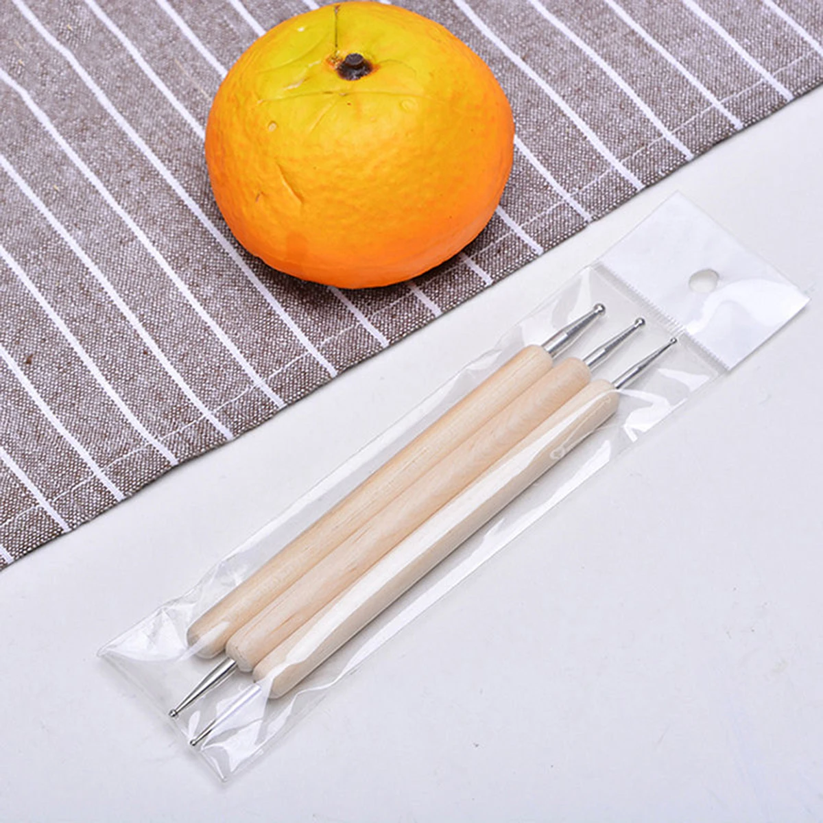 3pcs/set  DIY Hand tools Clay Sculpting Set Wax Carving Pottery Tool Shaper Polymer Modeling Ceramic
