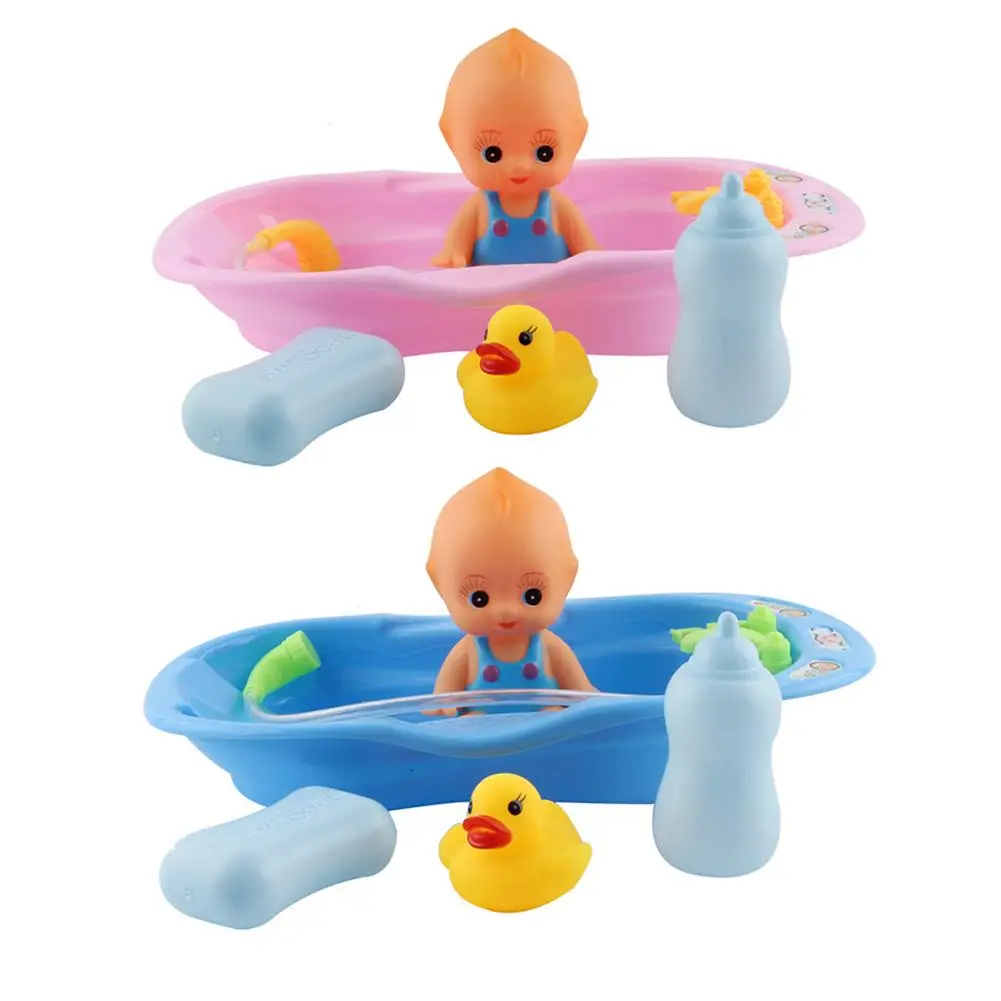 

5 PCS/Set Role Play Dabbling Bath Tub Bathing Water Toy For Babies (Accessory Random Colors Deliver)