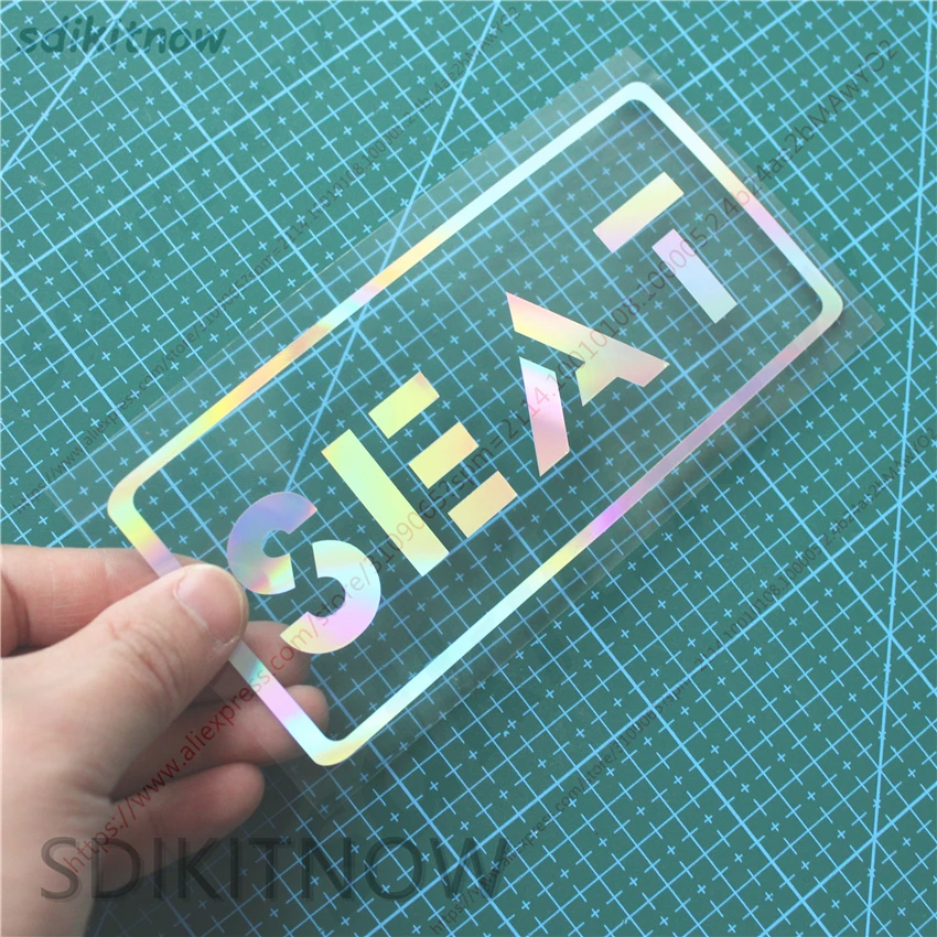 

New Rainbow color changes Car Sports Decal Sticker Styling Window Door Decoration For Seat Leon Cupra Ibiza Altea Exeo FR
