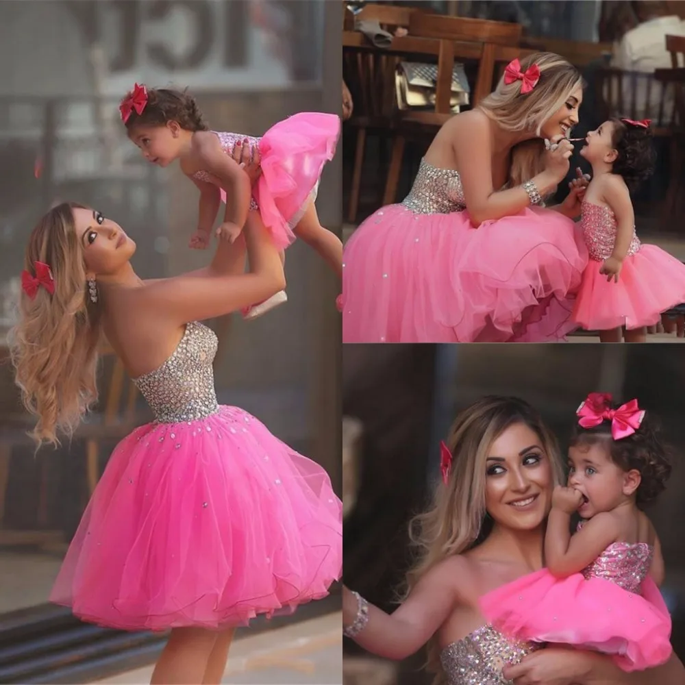Vestido de festa Curto Кристаллы Милая Пышные Платья Короткий халат De Soiree трапециевидной