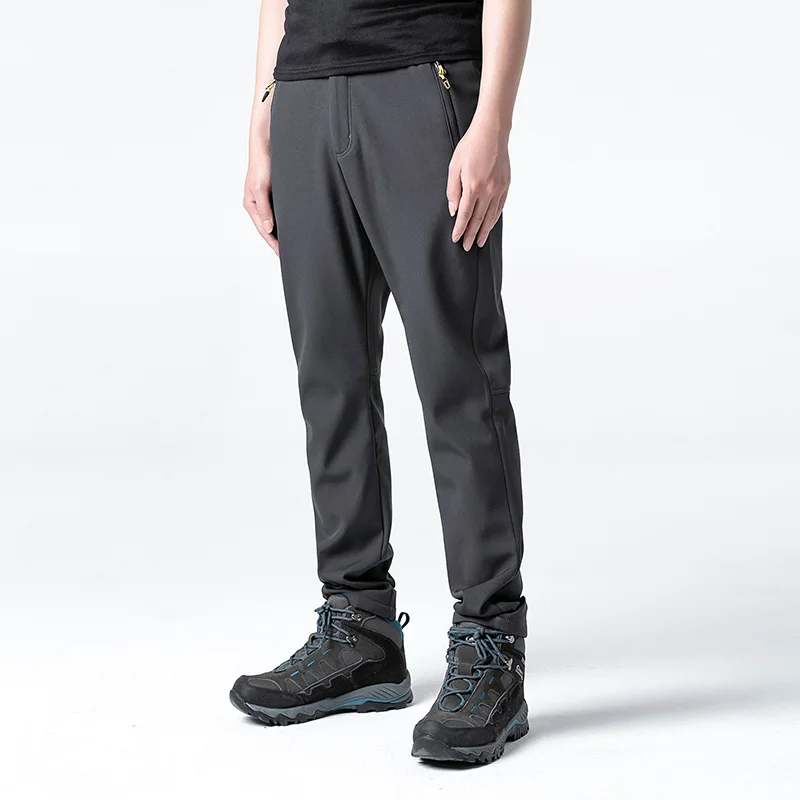 Clorts pantalones de senderismo al aire libre de los hombres de Trekking Camping pesca impermeable Softshell pantalones de esquí a prueba de viento pantalones de invierno cálido Pantalones