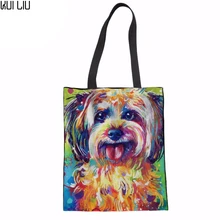 Женская сумка на плечо с цветным рисунком, сумки с короткими ручками, женские ручные сумки для девочек-подростков, многоразовая сумка для покупок, Mochila