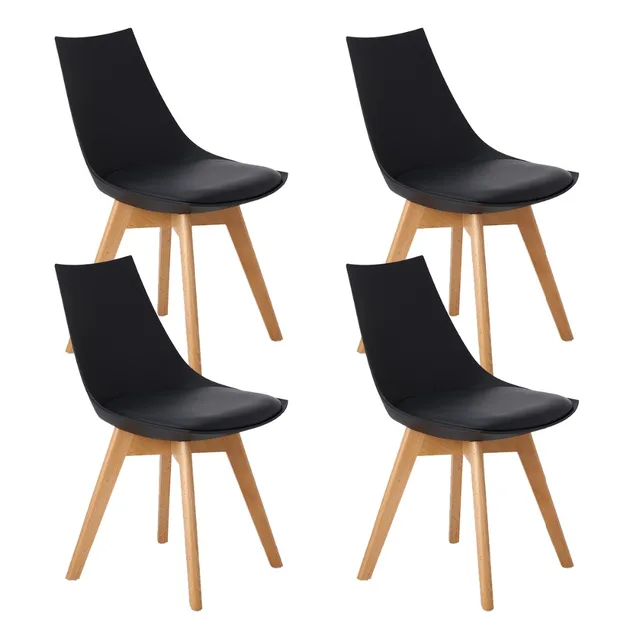 Best Offers EGGREE 4PC Kitchen Chairs, Wooden Chair, Mirror Frame With Feet, Office Room Of Beech Wood And Metal Frame,Black Solid Legs Best Offers EGGREE 4PC Kitchen Chairs, Wooden Chair, Mirror Frame With Feet, Office Room Of Beech Wood And Metal Frame,Black Solid Legs