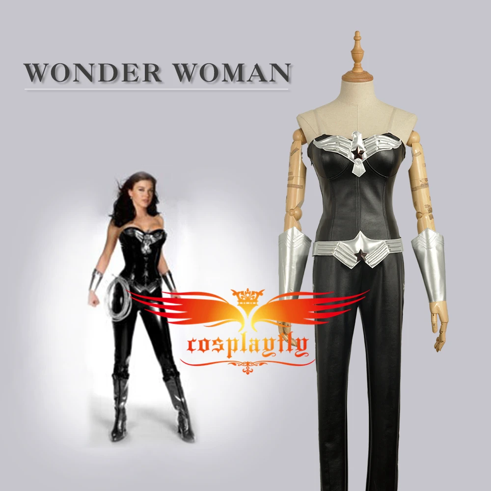 

Batman v Superman:Dawn of Justice Wonder Woman Black Version For Adult Cosplay Costume For Halloween Party W1019