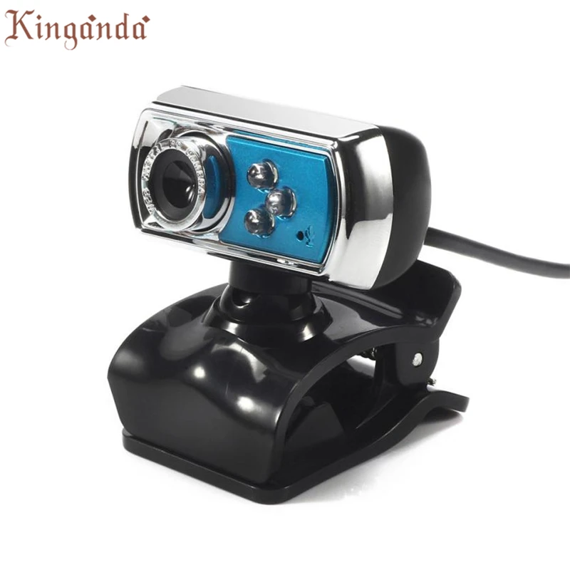

Webcam 3 LED USB 2.0 HD Camera Web Cam With Microphone Mic For PC Laptop Camara Web Drop shipping 17Aug11