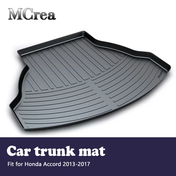 

MCrea Car Rear Trunk Mat Cargo Liner For Honda Accord 9th 2017-2013 Vehicle Luggage Boot Tray Anti-slip Floor Mat Accessories