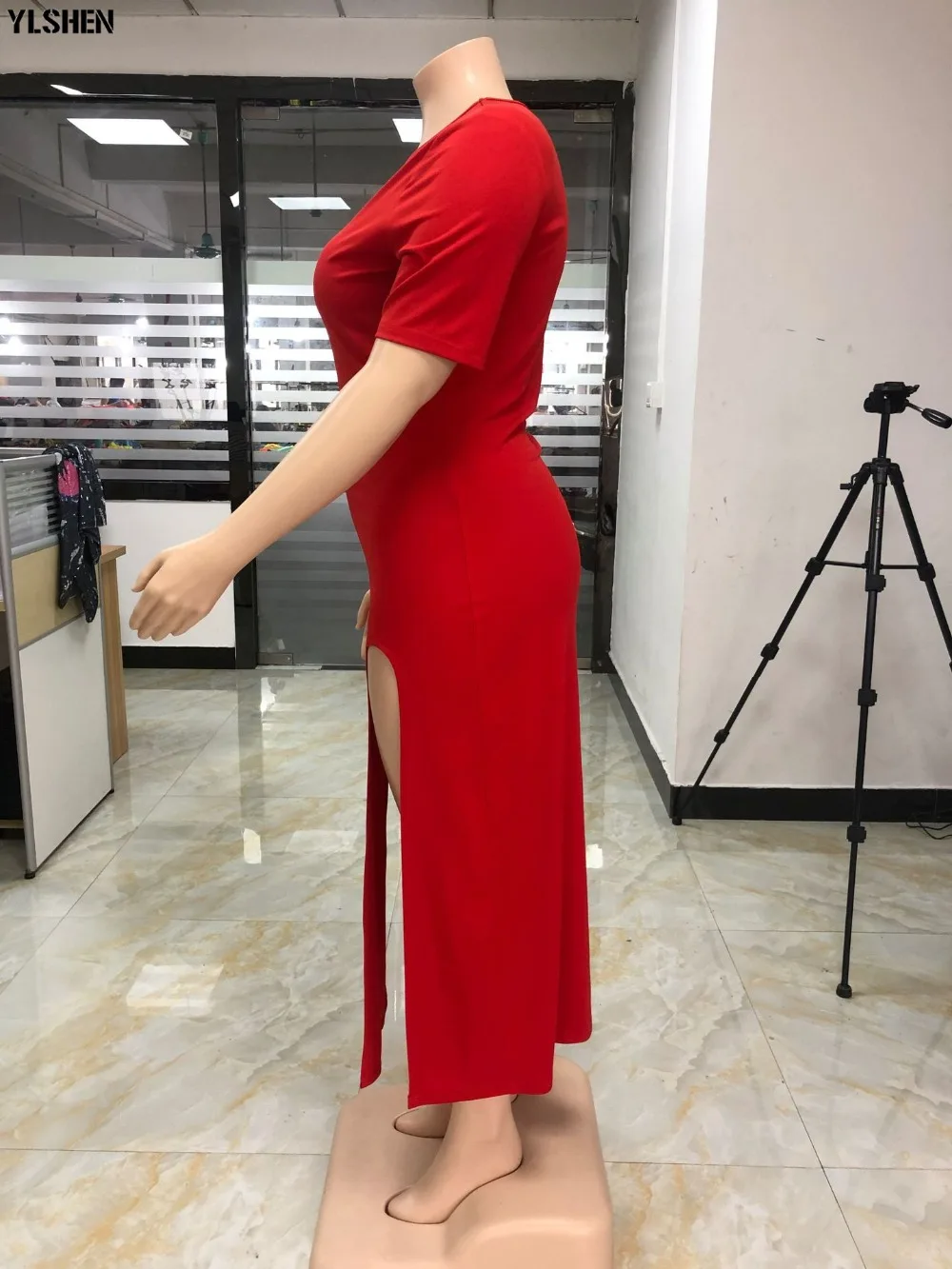 Plus Size African Dresses for Women Dashiki Print Letters African Clothing Sexy Fashion High Split Evening Long Africa Dress 12