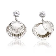 Европейские и американские модные жемчужные темпераментные длинные серьги для ногтей украшения для ушей