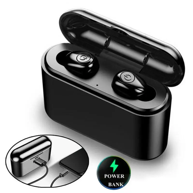 

X8 Bluetooth 5.0 Earphones TWS Wireless Bluetooth Handsfree Headset Sports Stereo Earbuds Built-in Mic With Charging Box