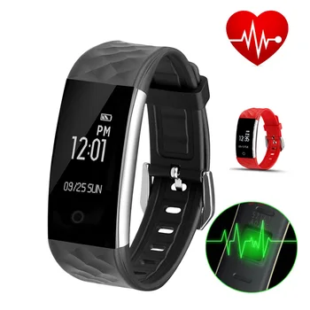 

S2 Smart Band Wristband Heart Rate Pedometer Sleep Fitness Bracelet Tracker Bluetooth 4.0 IP67 Waterproof For Android IOS Phone
