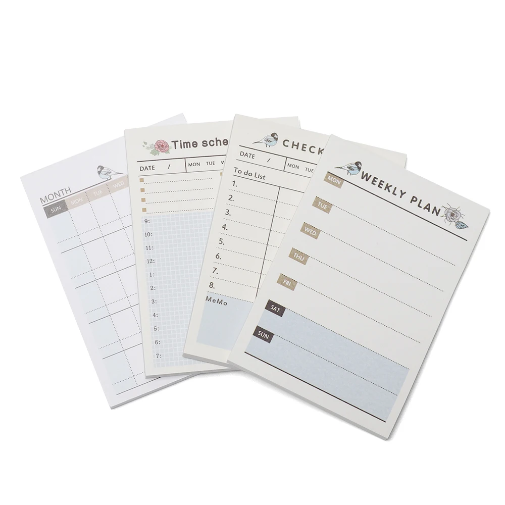 

1pc Portable Pocket Weekly Monthly Work Notepad Planner Diary Agenda Memo Dokibooks Notebook School Supplies notebook