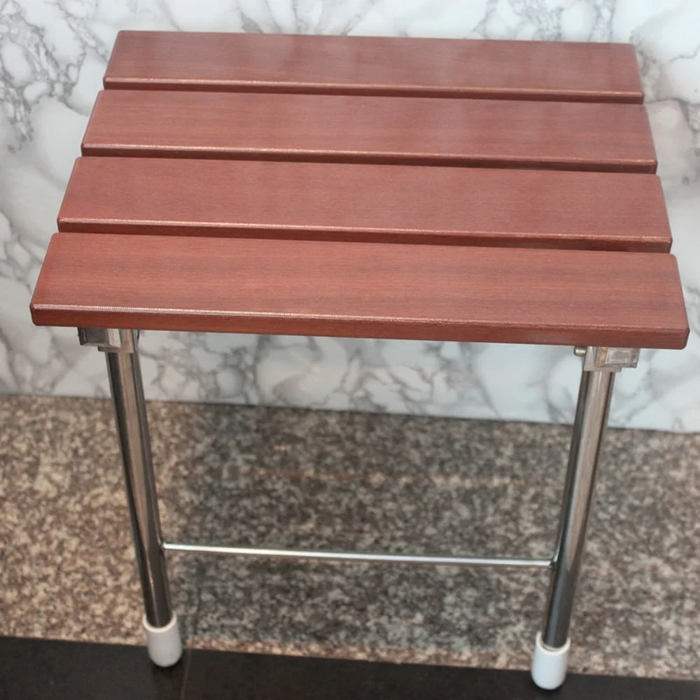 F с ножками из цельного дерева складной скамья настенный подвесной стул для