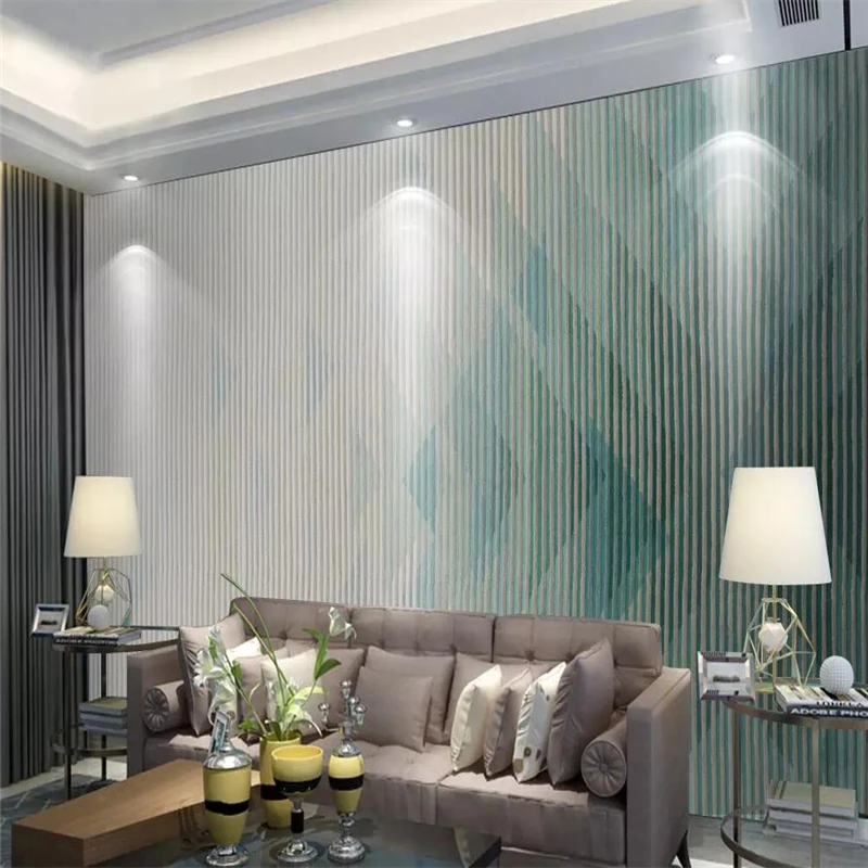 

Decorative wallpaper Nordic simple abstract lines geometric TV background wall paper