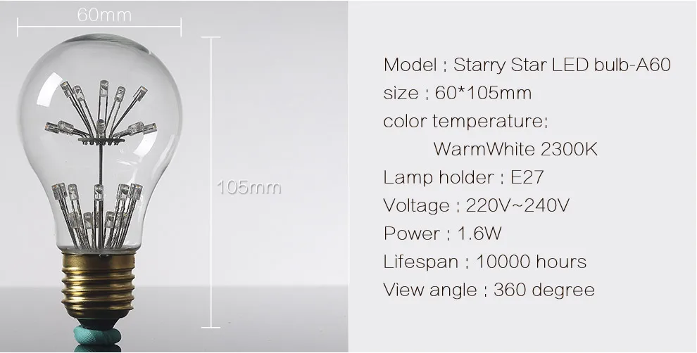 [MingBen] Винтажный Классический E27 Светодиодный светильник со звездами ST64 G95 A60 AC220-240V Ретро античный светильник для кофейного бара ресторана украшения дома