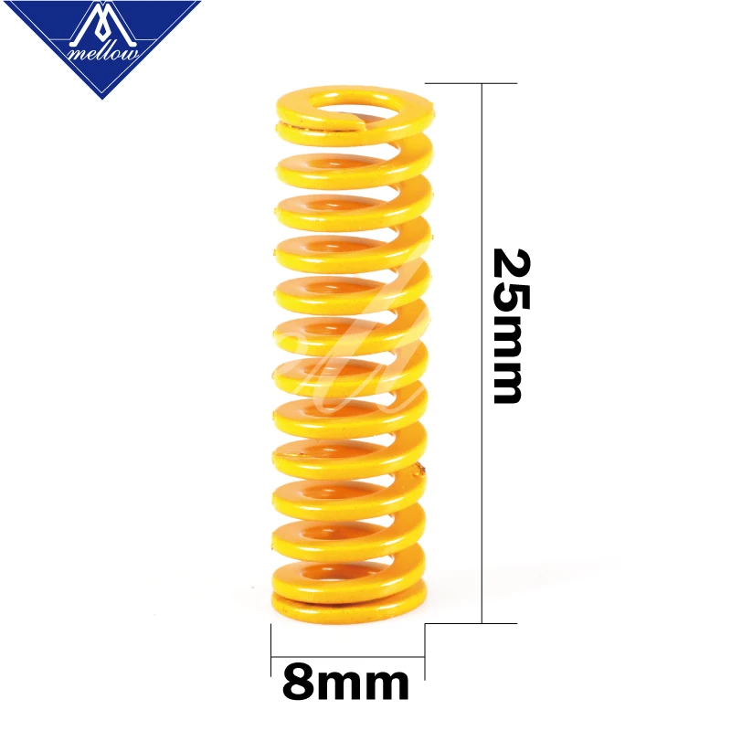3D طابعة أجزاء الربيع ل ساخنة التسوية السرير MK3 CR-10 Ender-3 UM2 Prusa i3 mk2/mk3 مرتع المستوردة طول 25 مللي متر OD 8 مللي متر ID 4 مللي متر