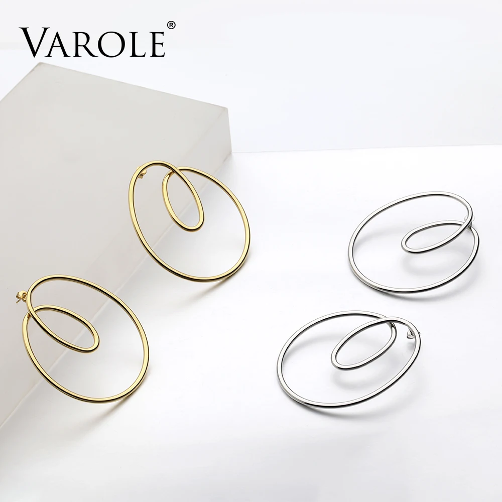 VAROLE Новое поступление Нерегулярные Длинные серьги в форме для женщин Высокое