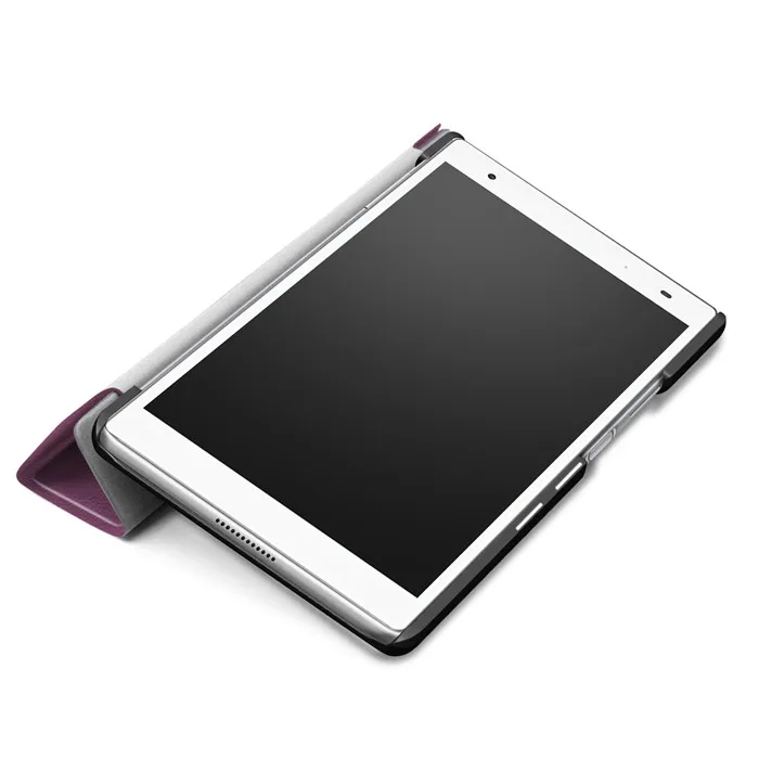 50 шт. PU Стенд чехол для Lenovo Tab 4, 8 плюс TB-8704 tb-8704f tb-8704n(TAB 4, 8 плюс) планшеты+ Экран протектор